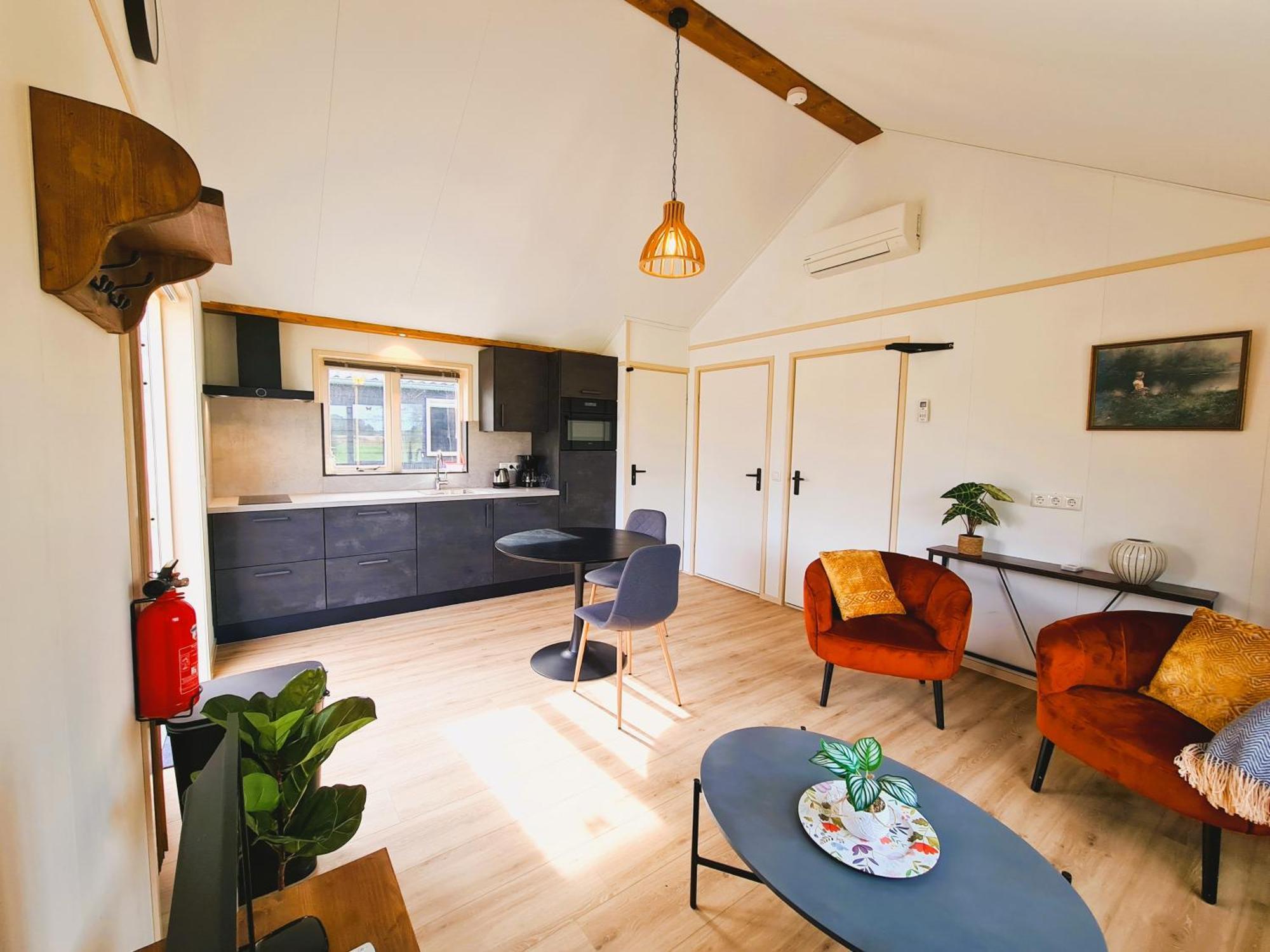 2-Persoons Luxe Vakantiewoning De Veenhoop Екстер'єр фото